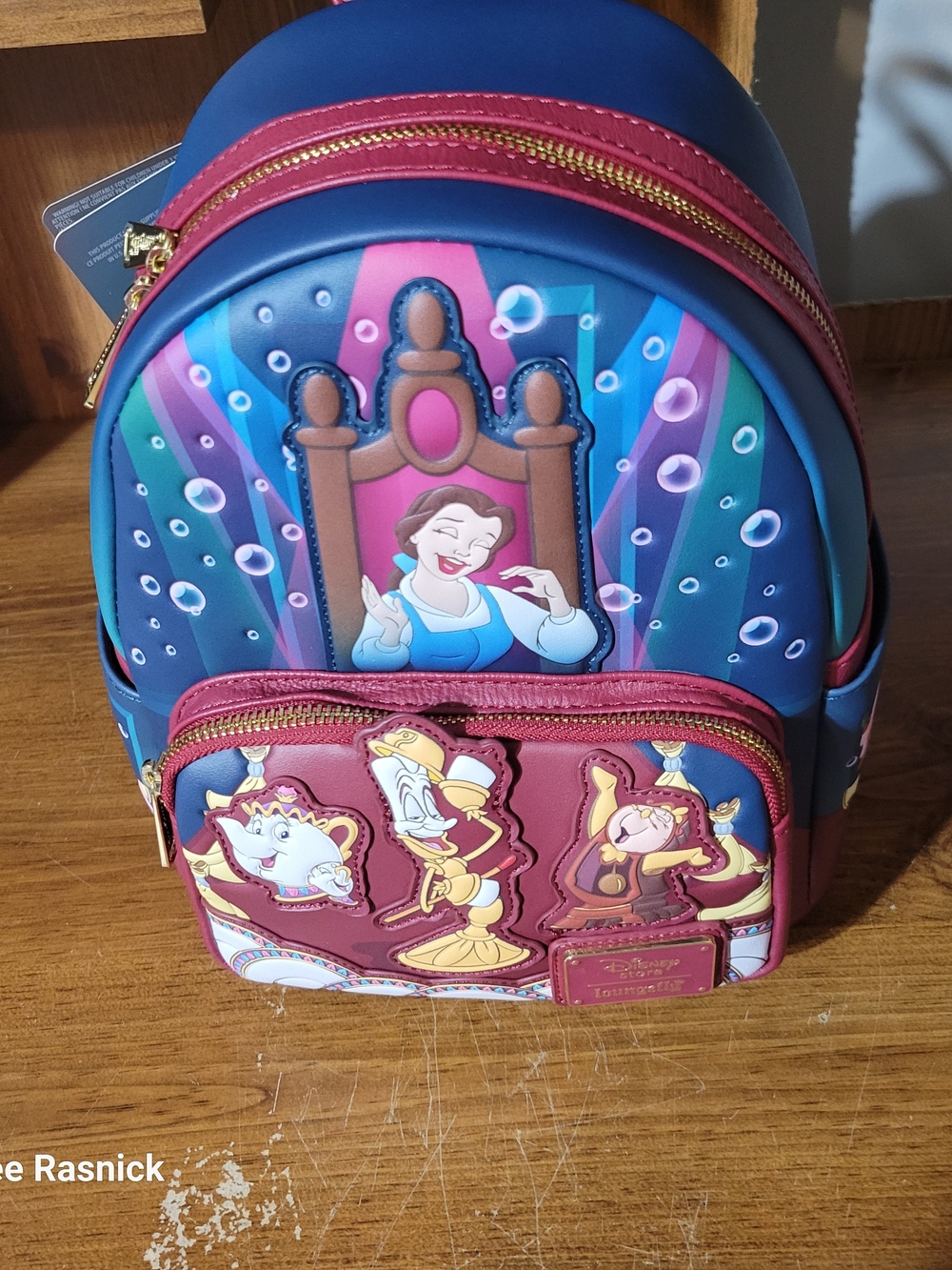 Loungefly Uk disney Store Exclusive Beauty And The Beast Mini Backpack.
